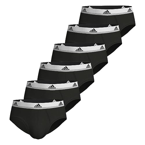 adidas Sportswear - Active Flex Cotton - Slip/Unterhose - 6er Pack (L Schwarz) von adidas