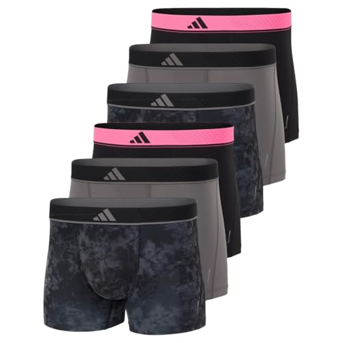 adidas Sportswear - Active Micro Flex Eco - Retro Short/Pant - 6er Pack (L Schwarz/grau) von adidas