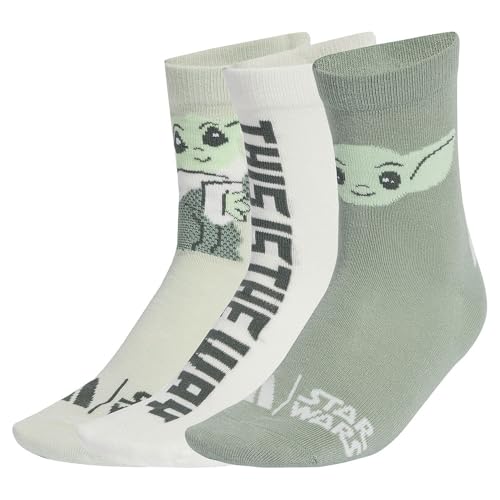 adidas Star Wars Mandalorian Crew Socks 3 Units EU 34-36 von adidas