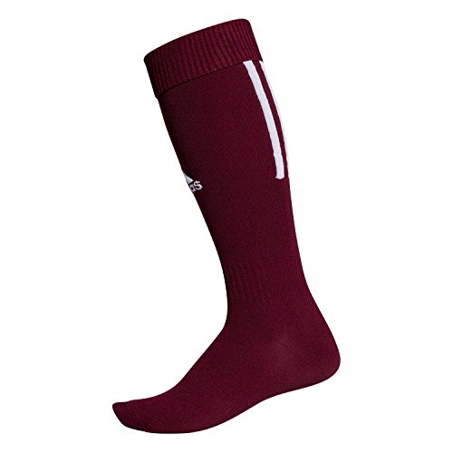 adidas Stutzen Santos Sock 18 Maroon/White 37-39 von adidas