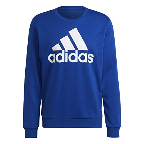 Adidas Essentials Big Logo Sweatshirt Blau Weiß, Blau / Weiß, XX-Large von adidas