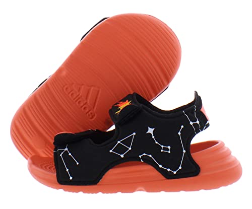 adidas Swim Sandal Baby Boys Shoes Size 9, Color: Black/Orange von adidas