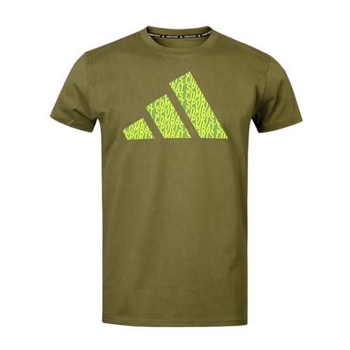 adidas T-Shirt Community, Unisex Sport-Shirt für Herren & Damen, Kurzarm Shirt, Sportbekleidung 100% Baumwolle, Gr. S, grün von adidas