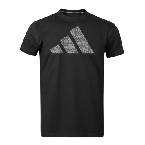 adidas T-Shirt Community, Unisex Sport-Shirt für Herren & Damen, Kurzarm Shirt, Sportbekleidung 100% Baumwolle, Gr. S, schwarz von adidas