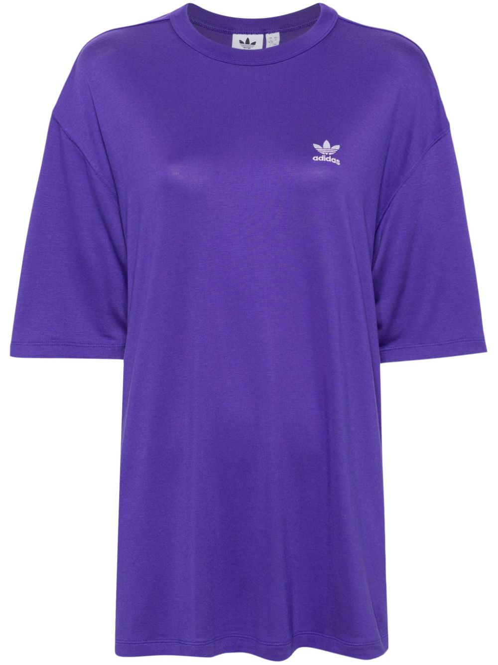 adidas T-Shirt mit Logo-Print - Violett von adidas