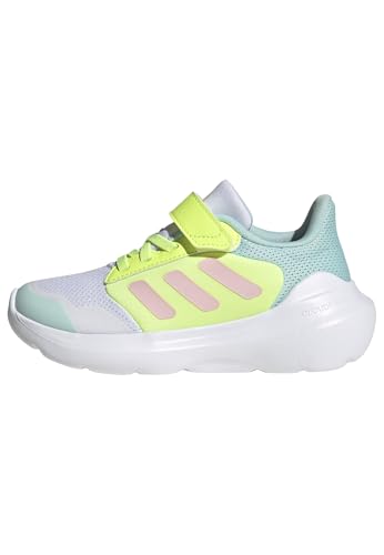 adidas TENSAUR Run 3.0 Shoes Children Laufschuhe, Cloud White/Clear Pink/Hi-Res Yellow, 32 EU von adidas