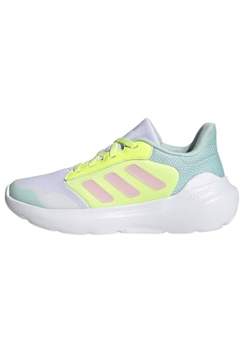 adidas TENSAUR Run 3.0 Shoes JUNIOR Laufschuhe, FTWR White/Clear pink/hi-Res Yellow, 21 EU von adidas