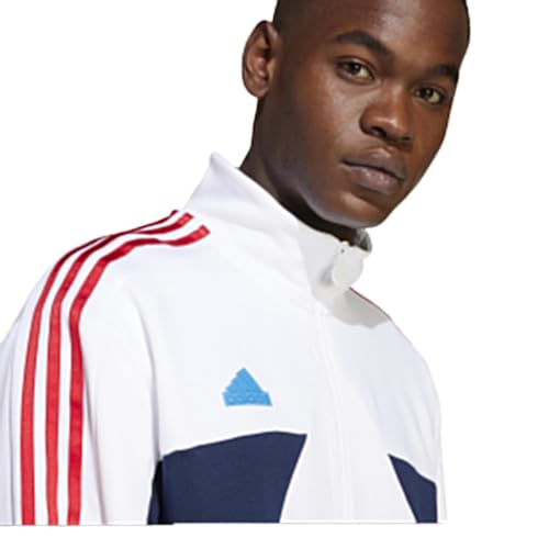 adidas TIRO NTPK Herren Trainingsjacke weiß/rot/blau - M adidas TIRO NTPK Herren Trainingsjacke weiß/rot/blau - M von adidas