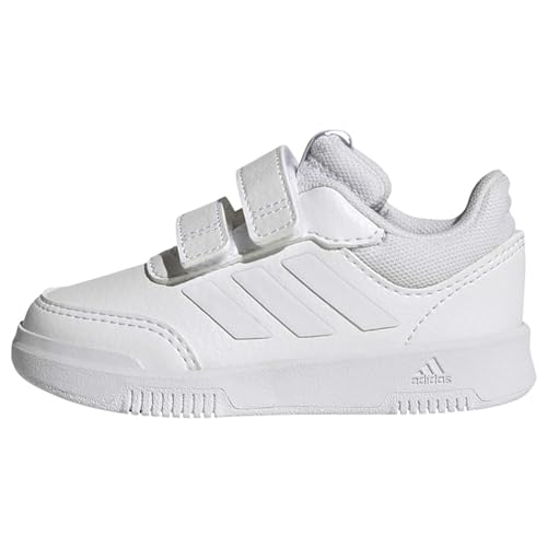 adidas Unisex Baby Tensaur Hook and Loop Shoes Sneaker, FTWR White/FTWR White/Grey one, 23 EU von adidas