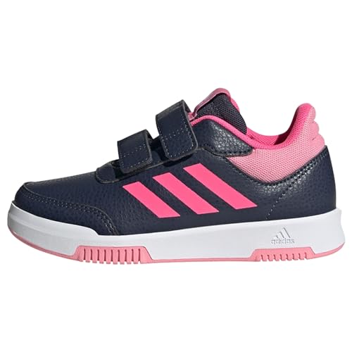 adidas Tensaur Hook and Loop Shoes Sneaker, Shadow Navy/Lucid pink/Bliss pink, 38 EU von adidas