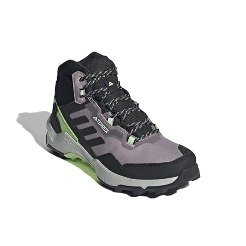 adidas Terrex AX4 Mid Gore-TEX Wanderschuhe für Herren, Preloved Fig/Black/Green Spark, 12 von adidas