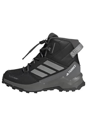 adidas Terrex AX4R Mid Climawarm+ Hiking Shoes Kids Schuhe zum Wandern, core Black/Matte Silver/Grey six, 32 EU von adidas