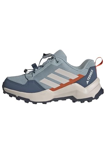 adidas Terrex AX4S Speed Lacing Hiking Shoes Kids Wanderschuhe, Magic Grey/Putty Mauve/semi Impact orange, 30.5 EU adidas Terrex AX4S Speed Lacing Hiking Shoes Kids Wanderschuhe, Magic Grey/Putty Mauve/semi Impact orange, 30.5 EU von adidas