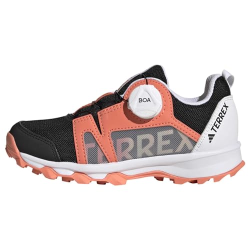 adidas Terrex Agravic BOA Trail Running Shoes Walking Shoe, core Black/Crystal White/Impact orange, 38 EU von adidas