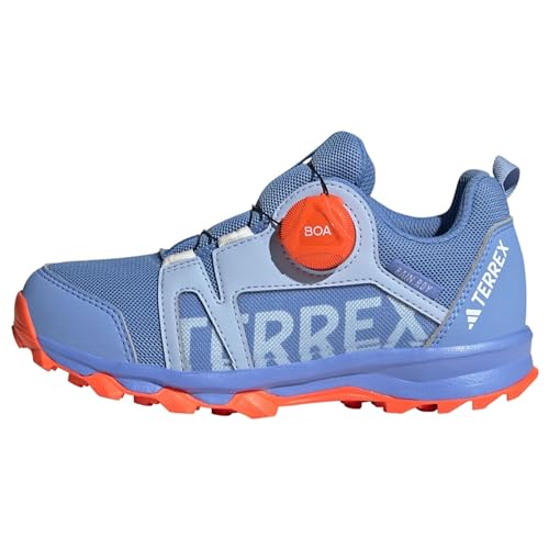 adidas Terrex Agravic BOA R.RDY K Sneaker, Blue Dawn/Cloud White/Impact Orange, 35.5 EU von adidas