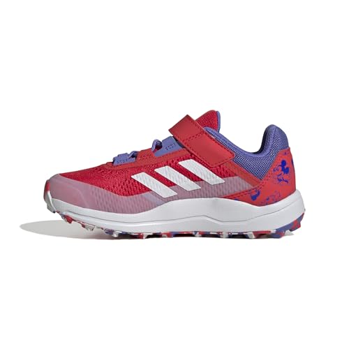 adidas Terrex Agravic Flow X Disney Trail Running Shoe Sneaker, Pure Ruby/Dash Grey/Yellow, 23 EU von adidas