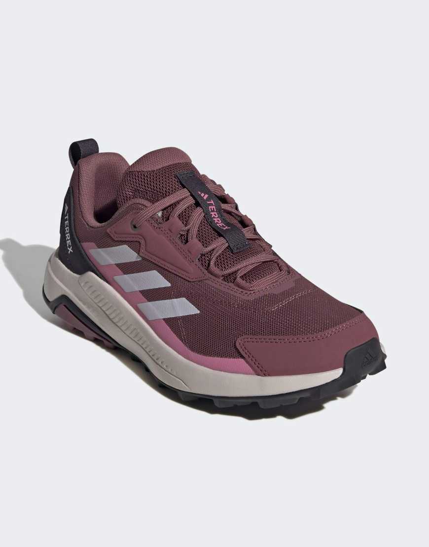 adidas - Terrex Anylander - Wanderschuhe in Burgunderrot/Silver Dawn/Rosa von adidas