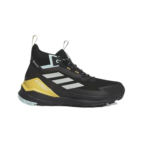 adidas Terrex Free Hiker 2 GTX Herren Wanderschuhe, Core Black Wonder Silver Semi Flash Aqua, 42 EU von adidas