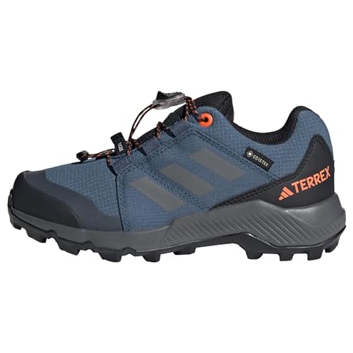 adidas Terrex Gore-TEX Hiking Shoes-Low (Non Football), Wonder Steel/Grey Three/Impact orange, 33 EU von adidas