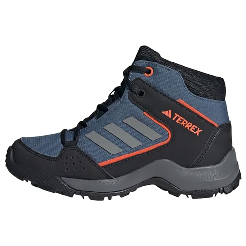 adidas Terrex Hyperhiker Hiking Shoes-Mid (Non-Football), Wonder Steel/Grey Three/Impact orange, 33 EU von adidas