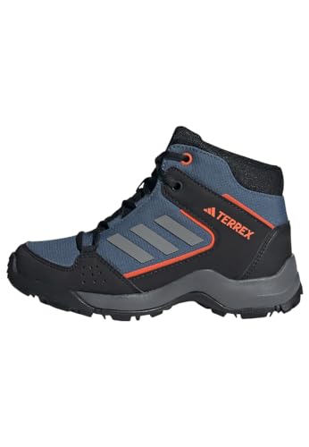 adidas Terrex Hyperhiker Hiking Shoes-Mid (Non-Football), Wonder Steel/Grey Three/Impact orange, 38 EU von adidas