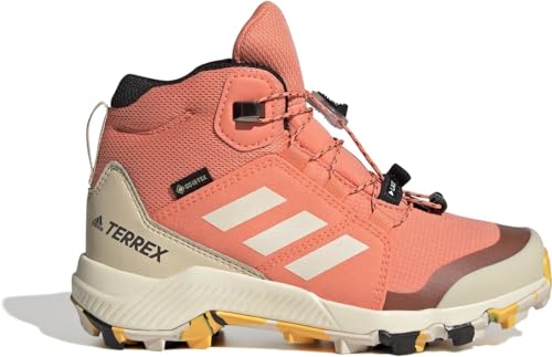 adidas Unisex Kinder Terrex Mid GORE-TEX Sneakers, Coral Fusion/Wonder White/Core Black, 36 2/3 EU von adidas