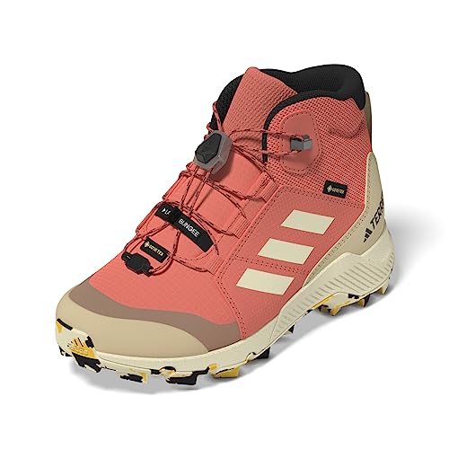 adidas Terrex Mid Gore-TEX Hiking Shoes Schuhe – Mitte, Coral Fusion/Wonder White/core Black, 30.5 EU von adidas