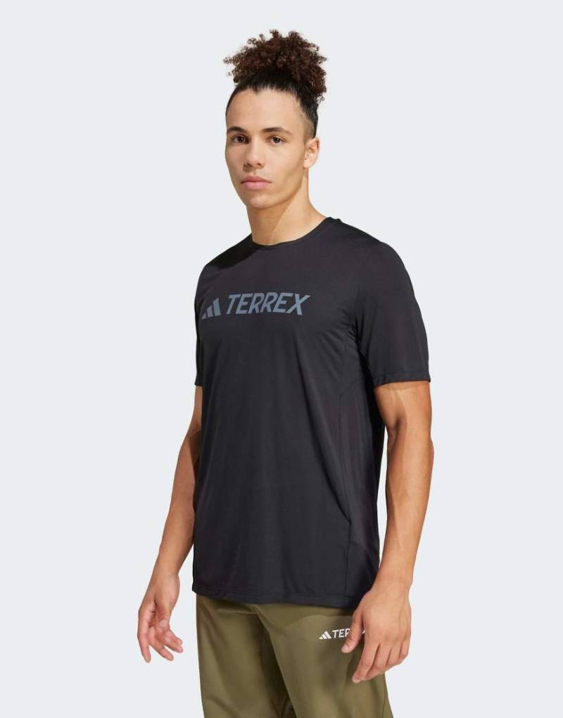adidas - Terrex Multi Climacool - Funktions-T-Shirt in Schwarz mit Logo von adidas