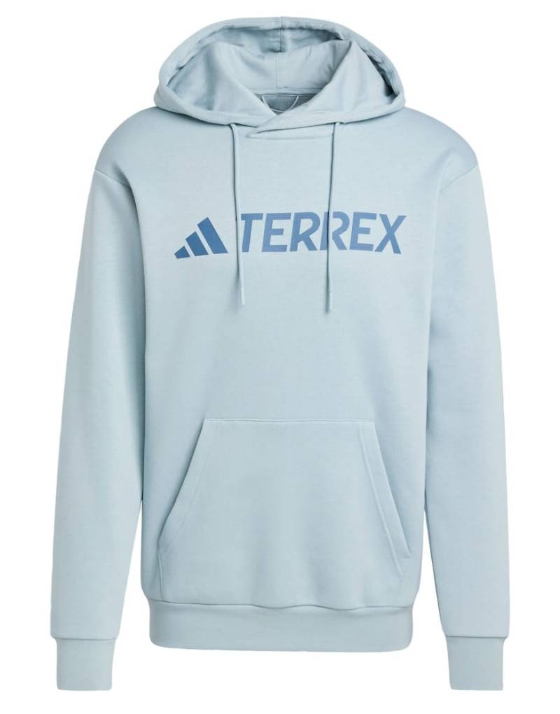 adidas - Terrex Multi - Kapuzenpullover in Magic Grey mit großem Logo-Grau von adidas