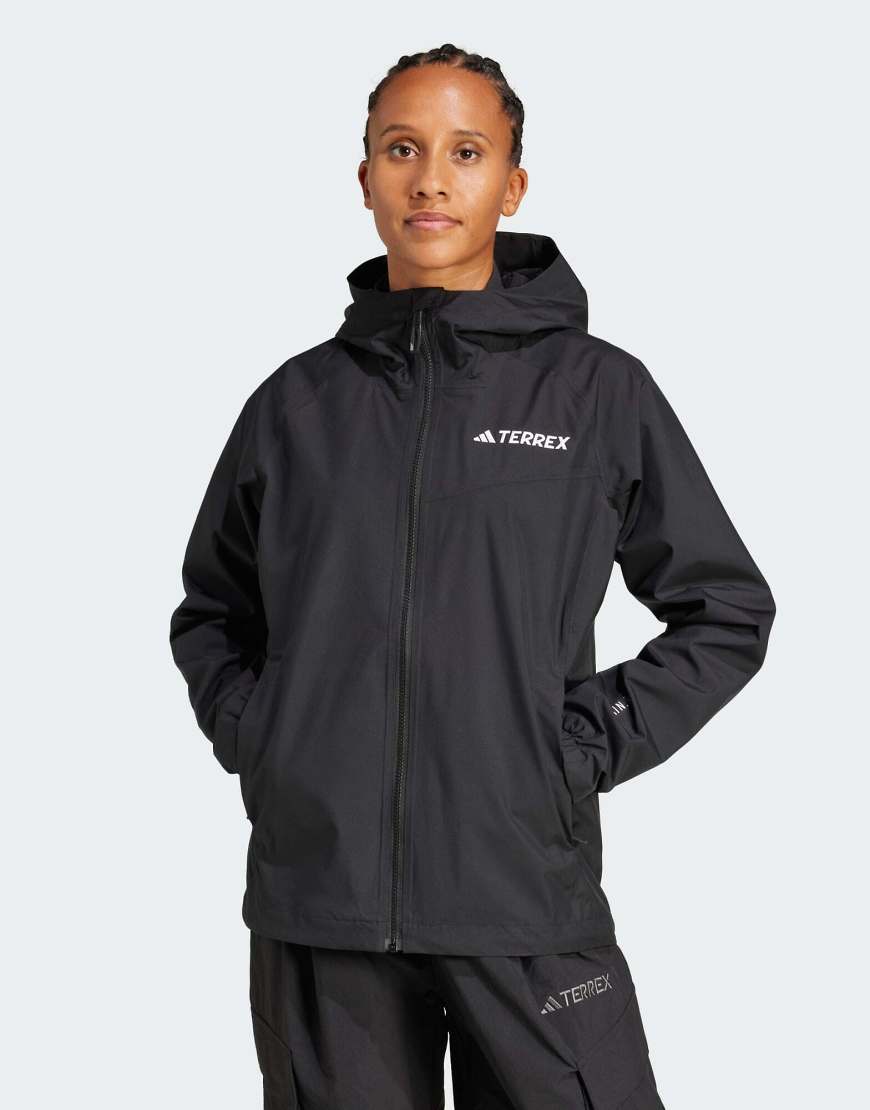 adidas - Terrex Multi RAIN. RDY - 2-lagige Jacke in Schwarz von adidas