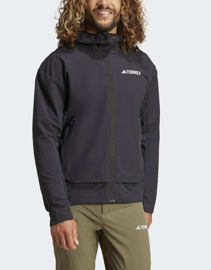 adidas Terrex - Multi-Softshell-Jacke in Schwarz von adidas