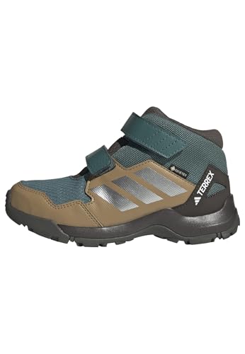adidas Terrex Skychaser Mid Gore-tex Hiking Shoes Kids Green 5 Schuhe zum Wandern, Preloved Teal Matte Silver Cardboard, 21 EU von adidas
