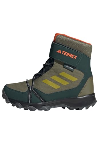 adidas Terrex Snow Hook-and-Loop Cold.RDY Winter Shoes-High (Non-Football), Focus Olive/Pulse Olive/Impact orange, 31.5 EU von adidas