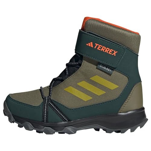 adidas Terrex Snow Hook-and-Loop Cold.RDY Winter Shoes-High (Non-Football), Focus Olive/Pulse Olive/Impact orange, 33.5 EU von adidas