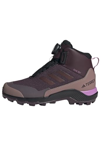 adidas Terrex Winter Mid BOA RAIN.RDY Hiking Shoes Sneaker, Shadow Maroon/Wonder red/Pulse Lilac, 32 EU von adidas