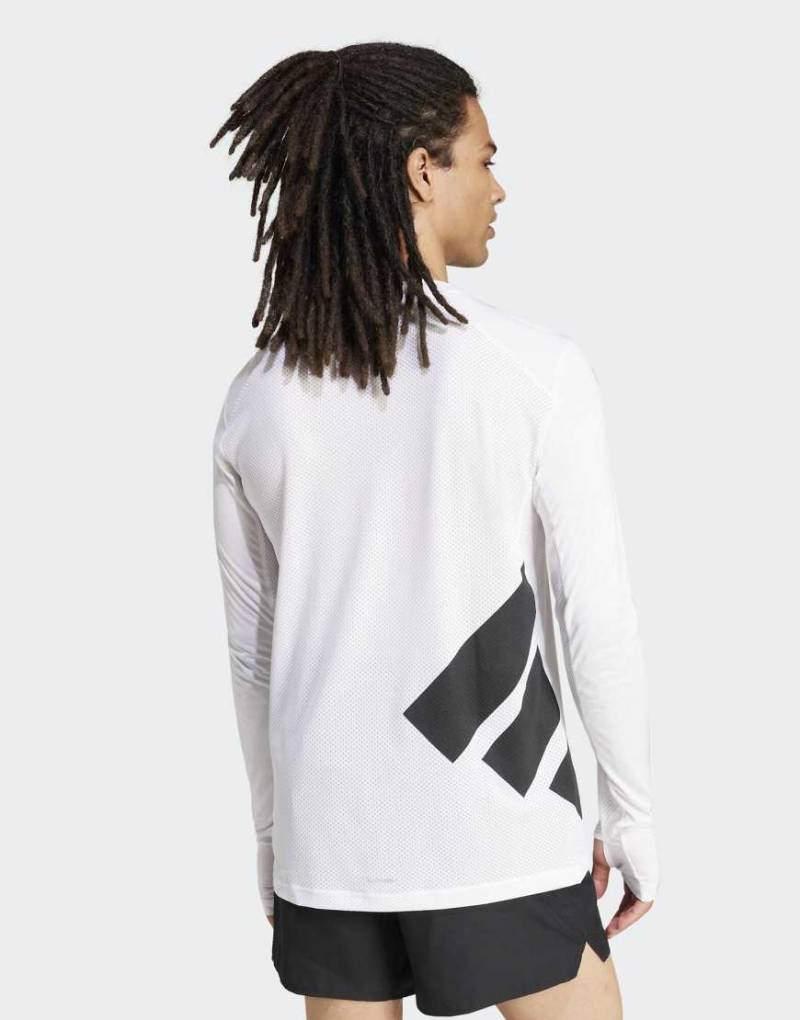 adidas - Terrex Xperior Climacool+ - Langärmliges T-Shirt in Weiß von adidas