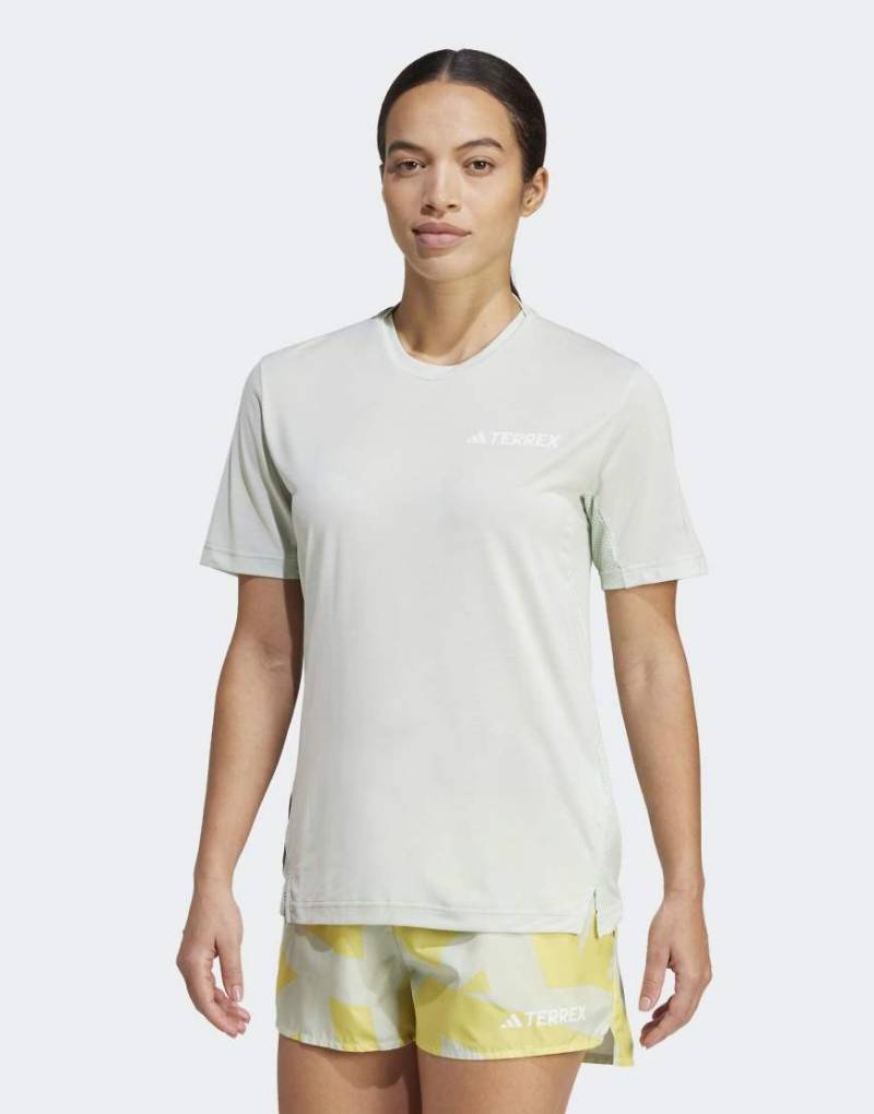 adidas - Terrex Xperior Climacool+ - T-Shirt in Leinen-Grün von adidas