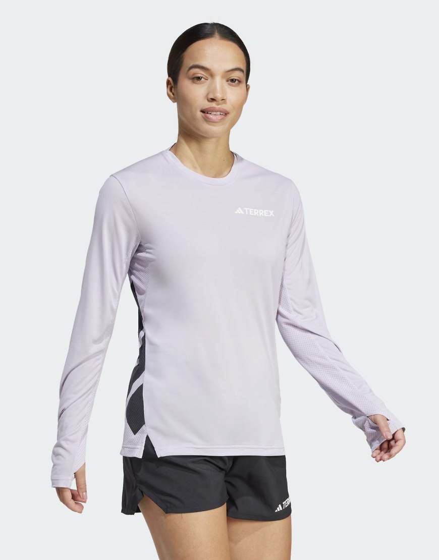 adidas - Terrex Xperior climacool+ - Langärmliges Shirt in Silver Dawn-Silber von adidas