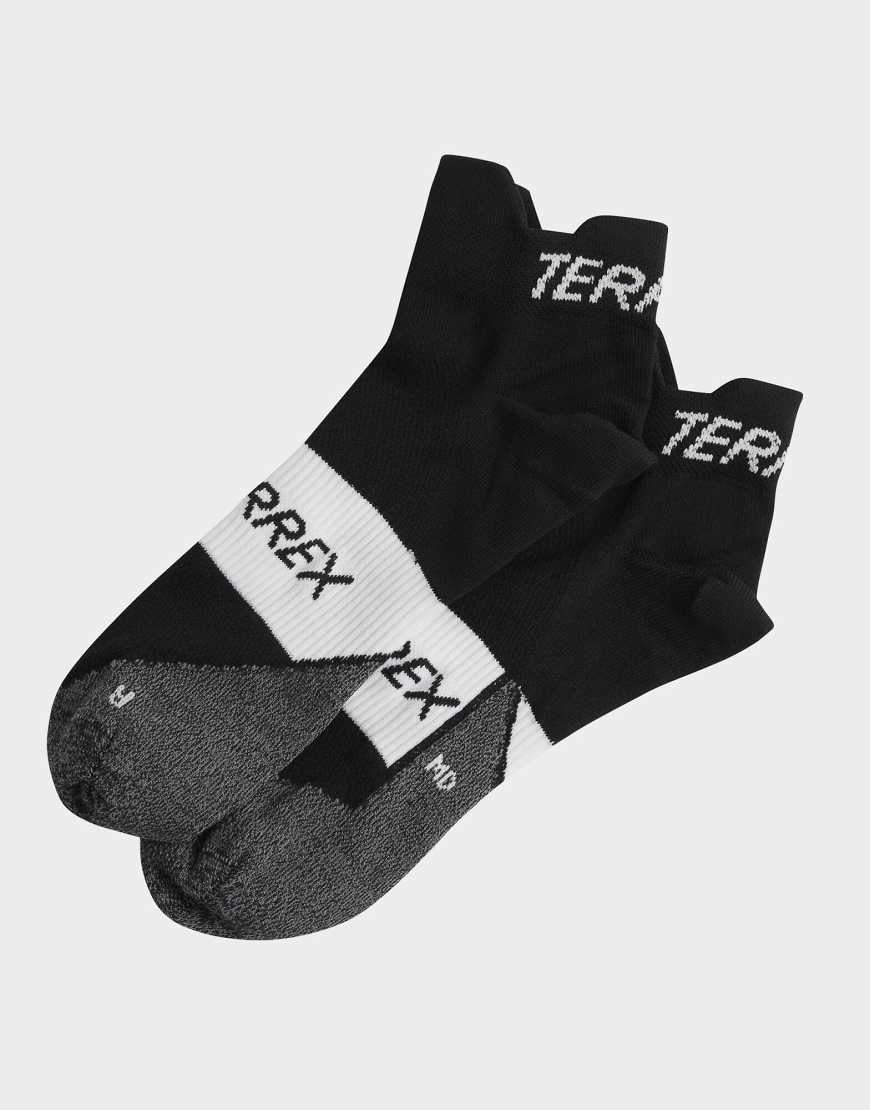 adidas - Terrex heat. rdy Trail Running Speed - Knöchelsocken in Schwarz / Weiß von adidas
