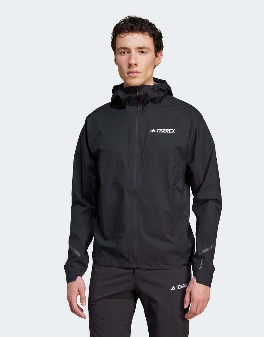 adidas Terrex - xperior 2.5 layer light climaproof - Jacke in Schwarz von adidas