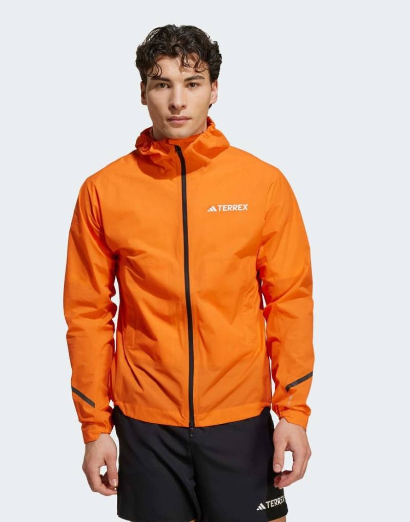 adidas Terrex - xperior 2.5 layer light climaproof - Jacke in Semi Impact-Orange von adidas