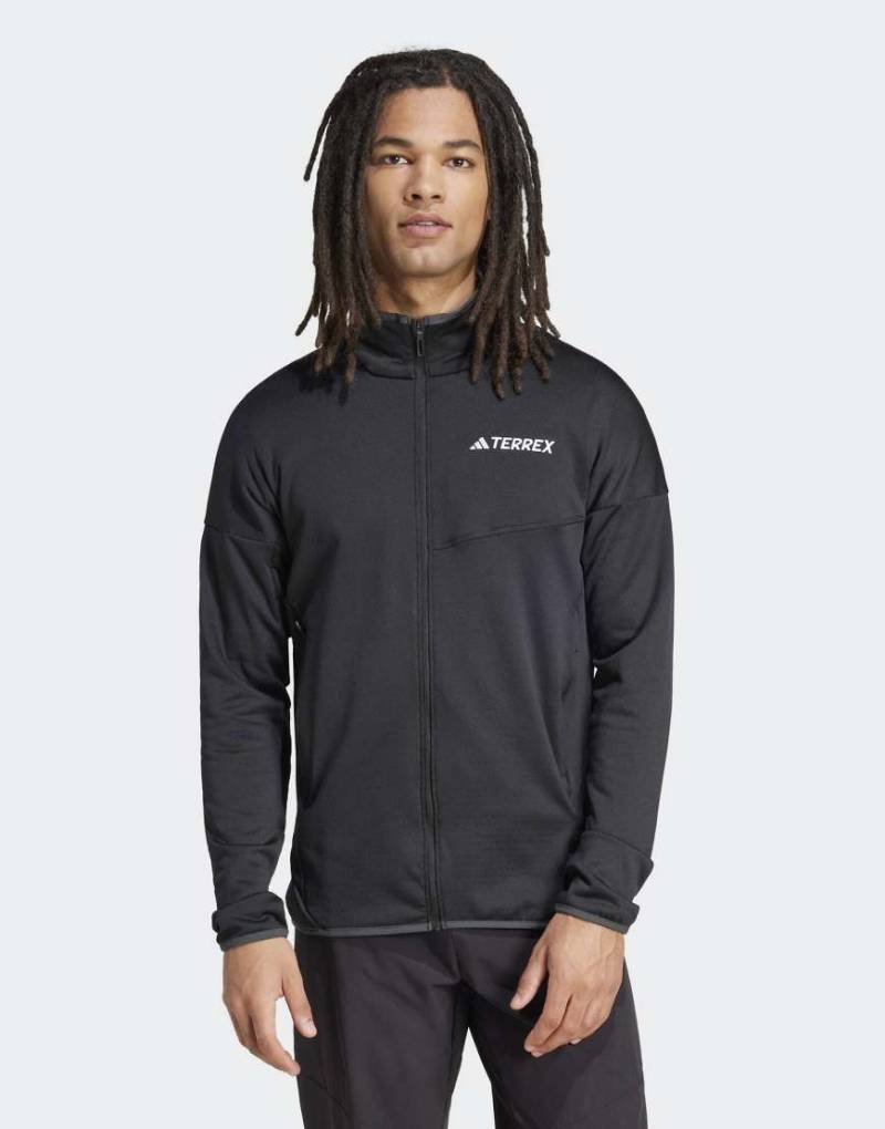adidas Terrex - xperior climawarm - Leichte Fleece-Jacke in Schwarz von adidas