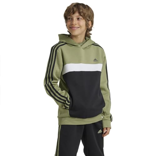 ADIDAS Tiberio 3 Stripes Colorblock Fleece Hoodie 11-12 Years von ADIDAS