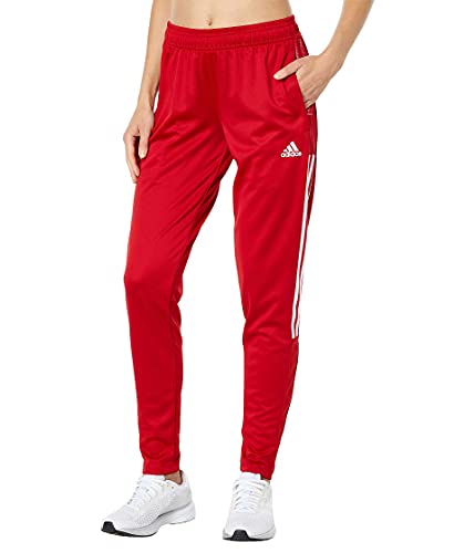 adidas Damen Tiro Trainingshose, Team Power Rot/Weiß, M von adidas