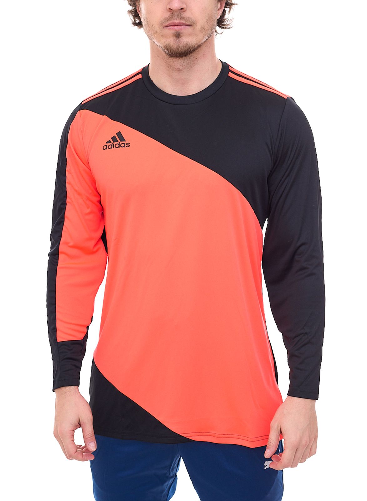 adidas Torwarttrikot Squadra GK 21 Herren Langarm-Trikot Fußball mit Aeroready GK9805 Schwarz/Orange von adidas