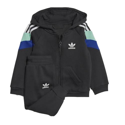 adidas Trainingsanzug, Schwarz, Jungen, Hoodie, Set, Schwarz , 0-3 Monate von adidas