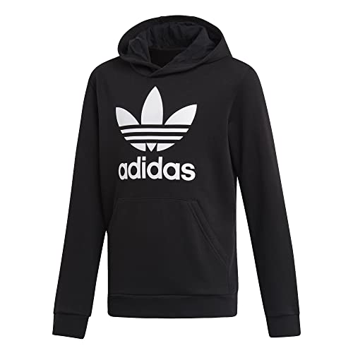 adidas Trefoil Kids Hoody (170, Black) von adidas