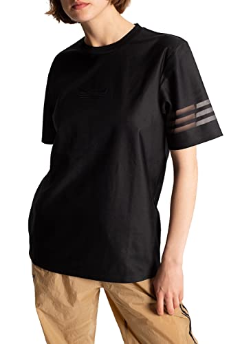 adidas Trefoil Logo Women Shirt (36, Black) von adidas