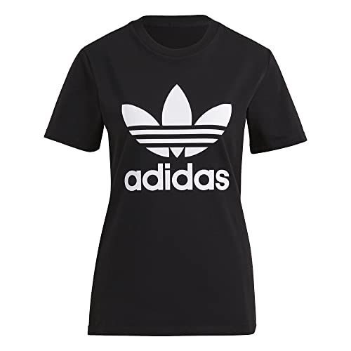 adidas Trefoil Women T-Shirt (36, Black) von adidas