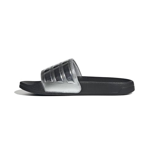 adidas Unisex ADILETTE SHOWER SLIDES, core black/silver met./silver met., 39 EU von adidas